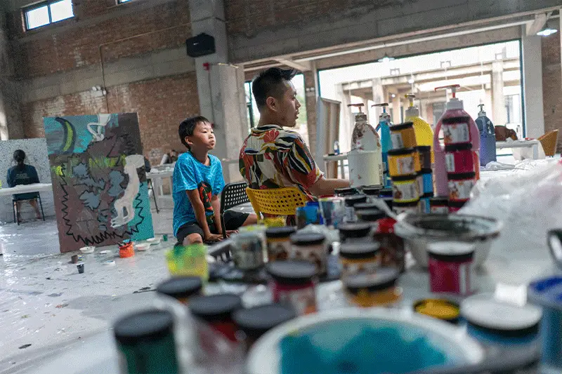 Leading and co-instructing various art workshops in Beijing, 2018-2021